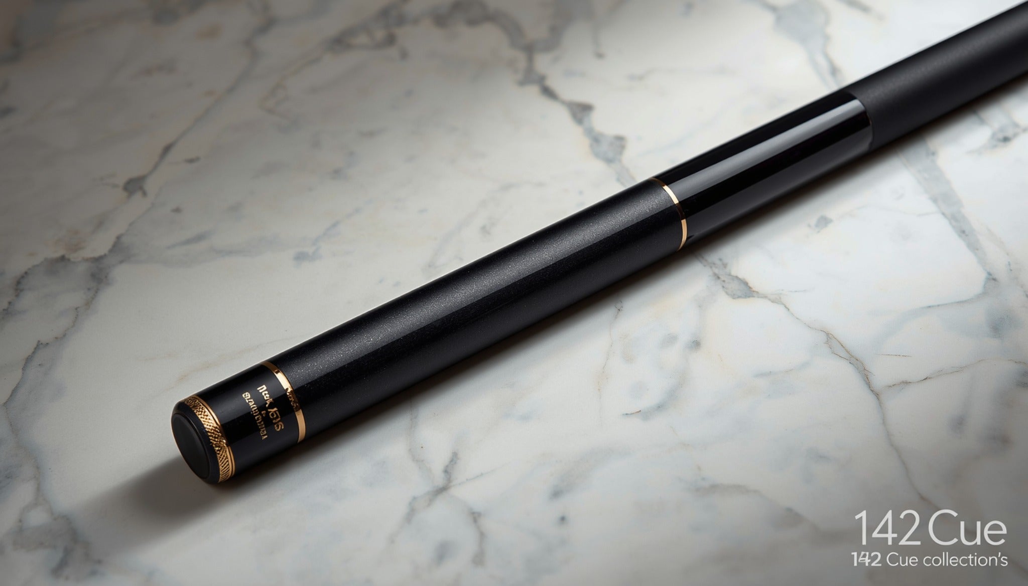 142 Collection’s 10K Black Gold Pool Cue premium product image