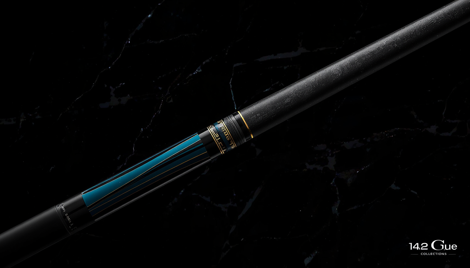 142 Collection’s 10K Pro Pool Cue dark marble performance image
